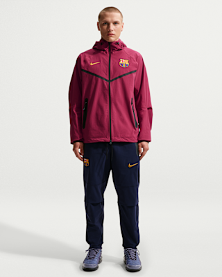 FC Barcelona Tech Men's Nike Football Woven Trousers. Nike LU